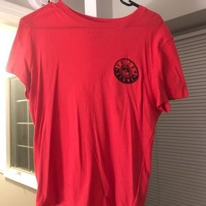 red volcom t-shirt